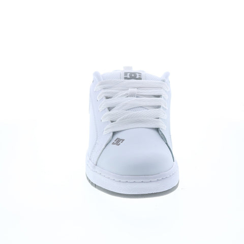 DC Court Graffik 300529-WR8 Mens White Skate Inspired Sneakers Shoes