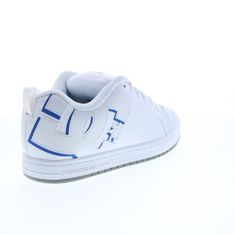 DC Court Graffik 300529-WR8 Mens White Skate Inspired Sneakers Shoes
