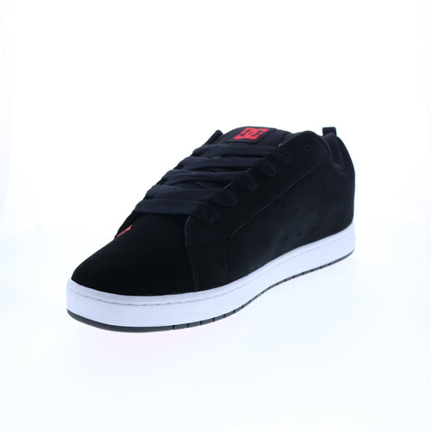 DC Court Graffik 300529-XKRK Mens Black Nubuck Skate Inspired Sneakers Shoes