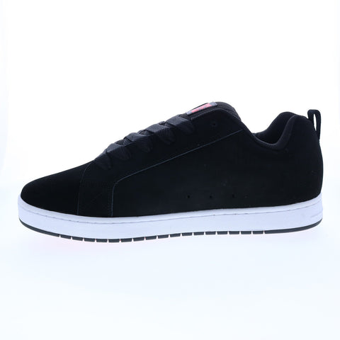 DC Court Graffik 300529-XKRK Mens Black Nubuck Skate Inspired Sneakers Shoes