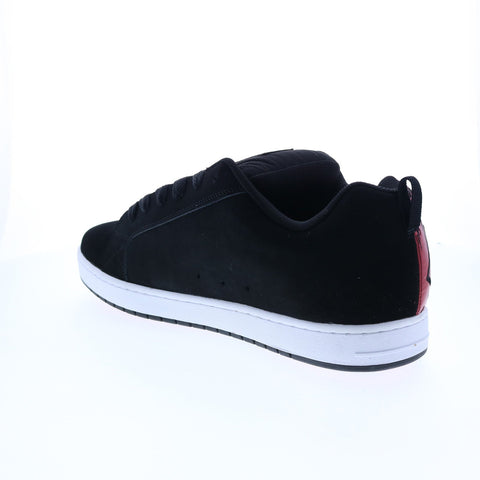DC Court Graffik 300529-XKRK Mens Black Nubuck Skate Inspired Sneakers Shoes