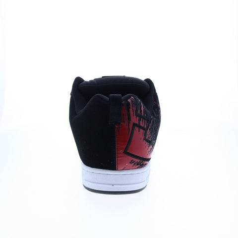 DC Court Graffik 300529-XKRK Mens Black Nubuck Skate Inspired Sneakers Shoes
