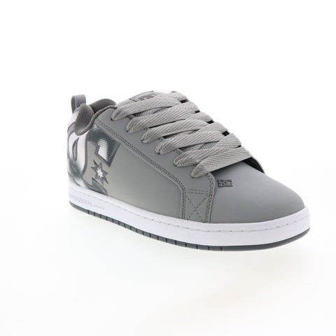 DC Court Graffik 300529-XSSS Mens Gray Skate Inspired Sneakers Shoes