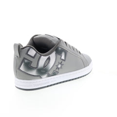 DC Court Graffik 300529-XSSS Mens Gray Skate Inspired Sneakers