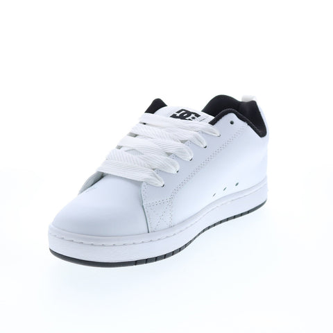 DC Court Graffik 300529-WLK Mens White Leather Skate Inspired Sneakers Shoes
