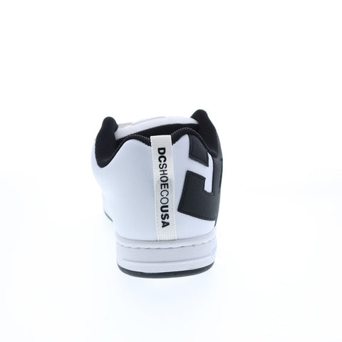 DC Court Graffik 300529-WLK Mens White Leather Skate Inspired Sneakers Shoes
