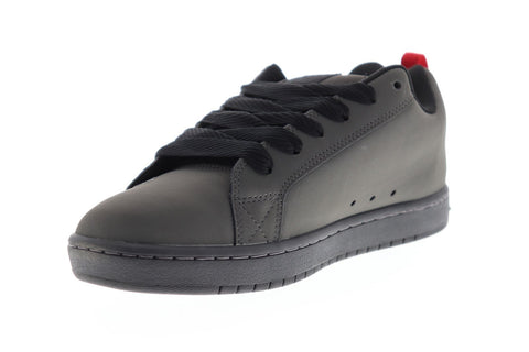 DC Court Graffik 300529 Mens Gray Synthetic Athletic Lace Up Skate Shoes