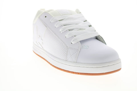 DC Court Graffik 300529 Mens White Leather Skate Inspired Sneakers Shoes