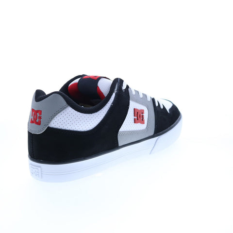 DC Pure 300660-XKWS Mens Black Leather Lace Up Skate Inspired Sneakers Shoes