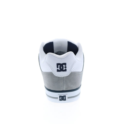 DC Pure 300660-XWSS Mens White Leather Lace Up Skate Inspired Sneakers Shoes