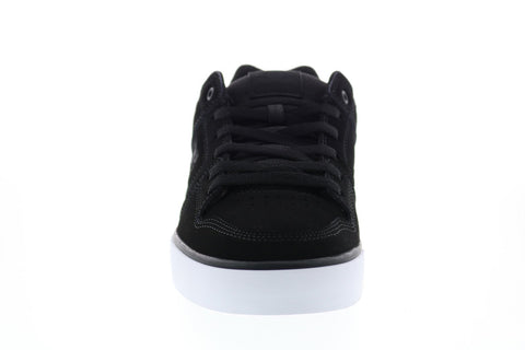 DC Pure 300660 Mens Black Nubuck Lace Up Skate Inspired Sneakers Shoes