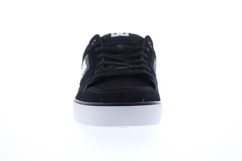 DC Pure 300660 Mens Gray Suede Athletic Lace Up Skate Shoes