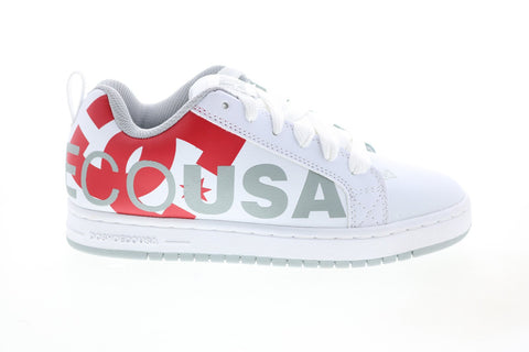 DC Court Graffik SE 300927 Mens White Synthetic Skate Inspired Sneakers Shoes