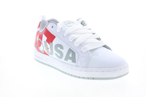 DC Court Graffik SE 300927 Mens White Synthetic Skate Inspired Sneakers Shoes