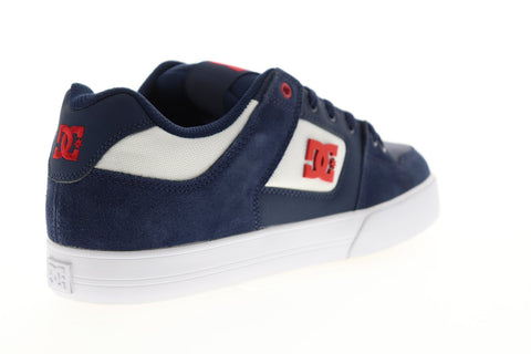 DC Pure SE 301024 Mens Blue Suede & Leather Athletic Lace Up Skate Shoes