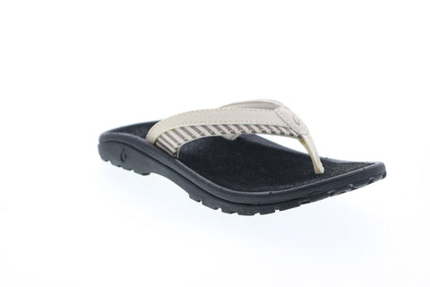 Olukai Ohana Koa Girls G 30148-19ZP Girls Beige Flip-Flops Sandals Shoes