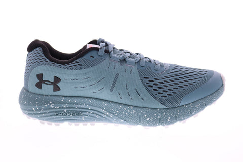 Under Armour Charged Bandit Trail Mens Blue Mesh Athletic Running Shoes