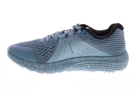 Under Armour Charged Bandit Trail Mens Blue Mesh Athletic Running Shoes