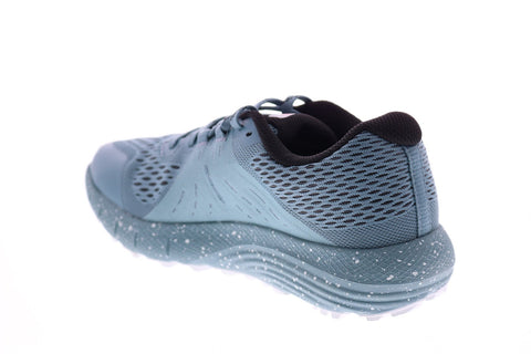 Under Armour Charged Bandit Trail Mens Blue Mesh Athletic Running Shoes