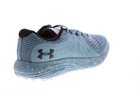 Under Armour Charged Bandit Trail Mens Blue Mesh Athletic Running Shoes