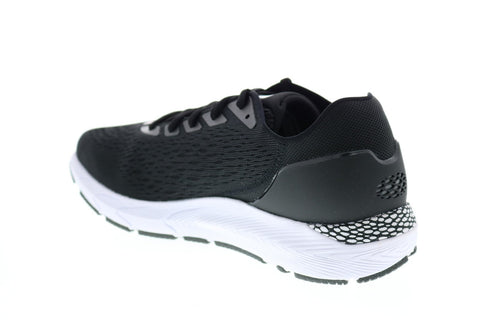 Under Armour HOVR Sonic 3 Mens Black Mesh Lace Up Athletic Running Shoes