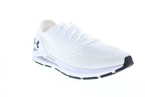 Under Armour HOVR Sonic 3 Mens White Mesh Lace Up Athletic Running Shoes