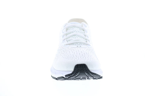 Under Armour HOVR Sonic 3 Mens White Mesh Lace Up Athletic Running Shoes