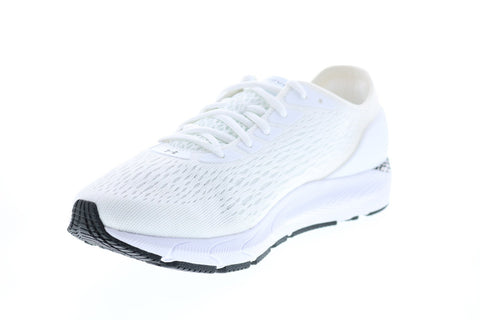 Under Armour HOVR Sonic 3 Mens White Mesh Lace Up Athletic Running Shoes