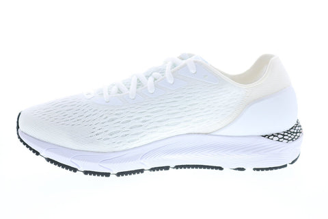 Under Armour HOVR Sonic 3 Mens White Mesh Lace Up Athletic Running Shoes
