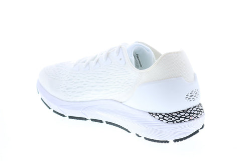 Under Armour HOVR Sonic 3 Mens White Mesh Lace Up Athletic Running Shoes
