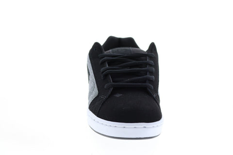 DC Net SE 302297 Mens Black Suede Skate Inspired Sneakers Shoes