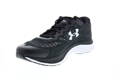 Under Armour Charged Bandit 6 Mens Black Mesh Lace Up Athletic Running Shoes