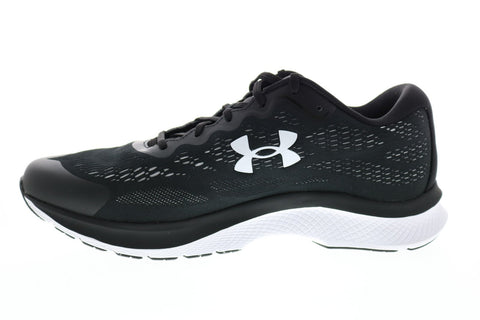 Under Armour Charged Bandit 6 Mens Black Mesh Lace Up Athletic Running Shoes