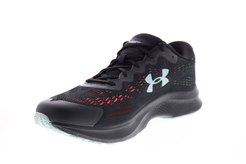 Under Armour Charged Bandit 6 Mens Black Mesh Lace Up Athletic Running Shoes
