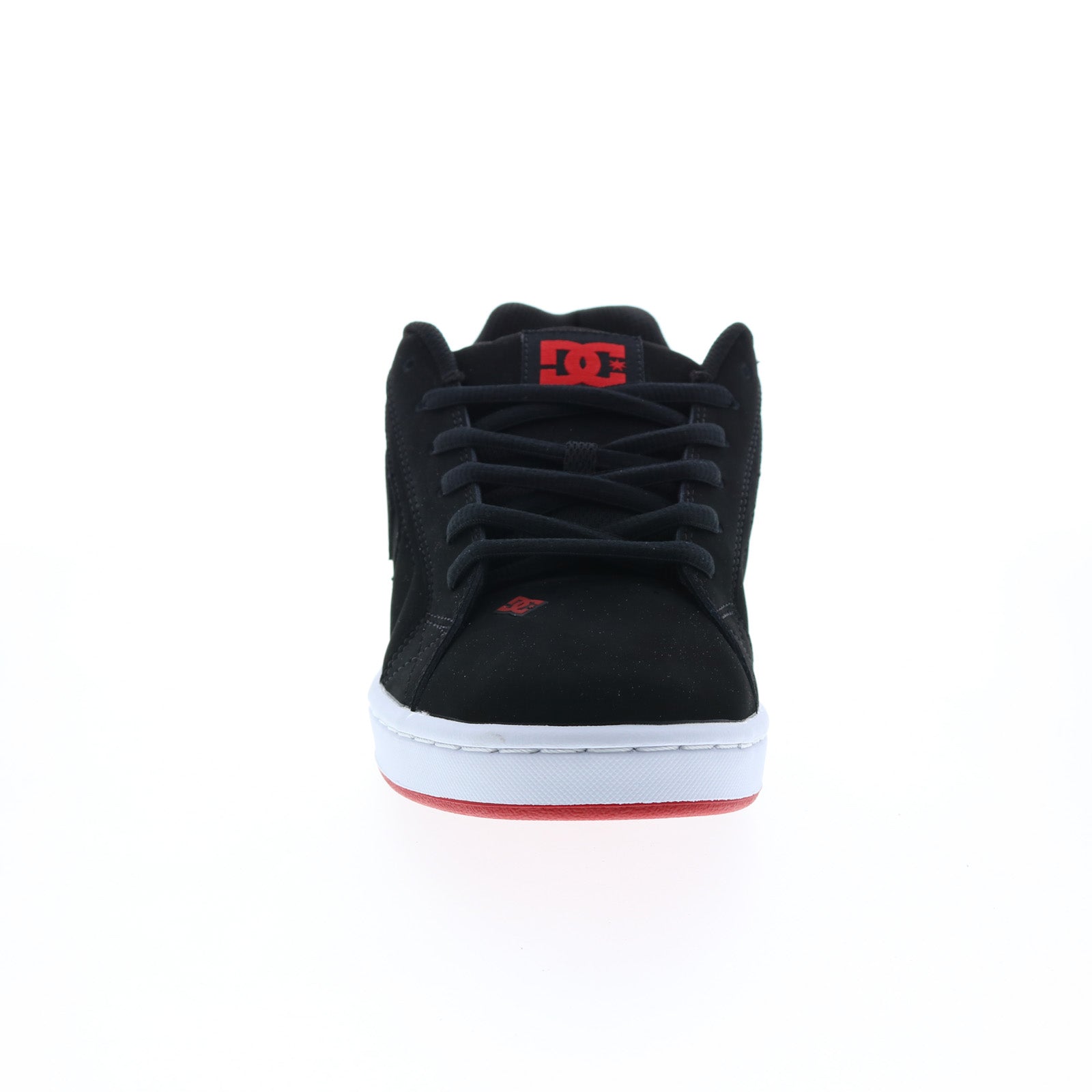 DC Net 302361-BLG Mens Black Nubuck Lace Up Skate Inspired