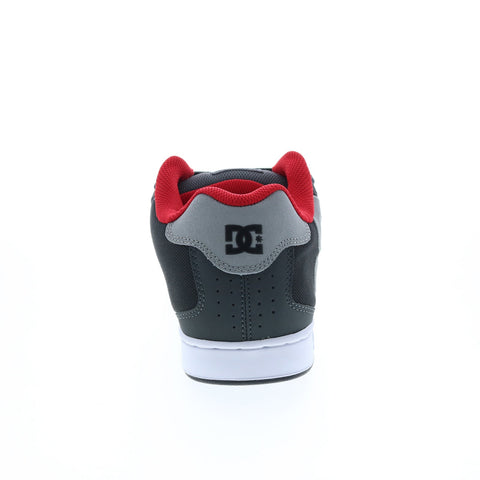 DC Net 302361-XSKR Mens Gray Leather Skate Inspired Sneakers Shoes