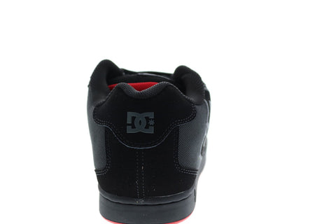 DC Net 302361-XKKR Mens Black Suede Skate Inspired Sneakers Shoes