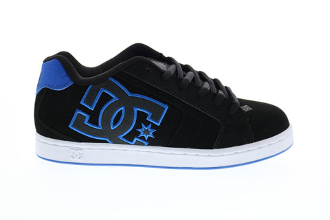 DC Net 302361 Mens Black Nubuck Lace Up Skate Inspired Sneakers Shoes