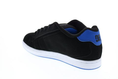 DC Net 302361 Mens Black Nubuck Lace Up Skate Inspired Sneakers Shoes
