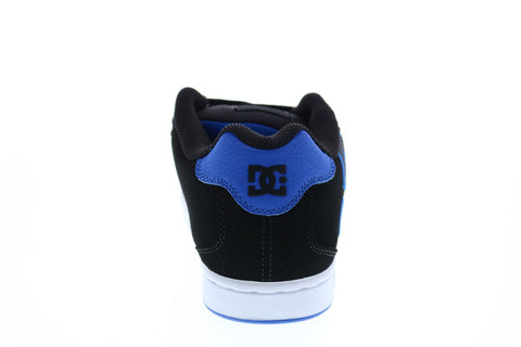 DC Net 302361 Mens Black Nubuck Lace Up Skate Inspired Sneakers Shoes