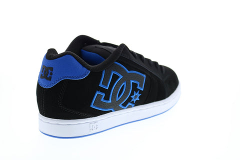 DC Net 302361 Mens Black Nubuck Lace Up Skate Inspired Sneakers Shoes