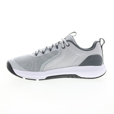 Under Armour Charged Commit TR 3 Mens Gray Athletic Cross Training Shoes