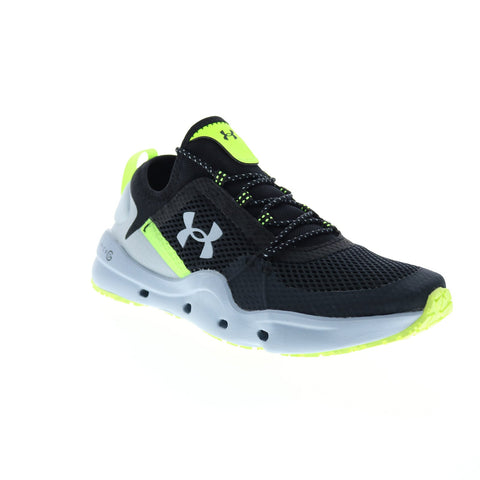 Under Armour Micro G Kilchis Mens Black Mesh Lace Up Lifestyle Sneakers Shoes