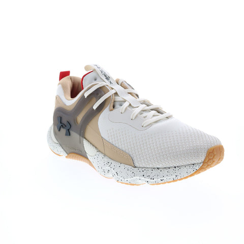 Under Armour HOVR Apex 3 Mens Beige Synthetic Athletic Cross Training Shoes
