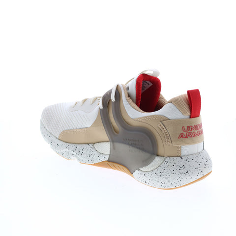 Under Armour HOVR Apex 3 Mens Beige Synthetic Athletic Cross Training Shoes