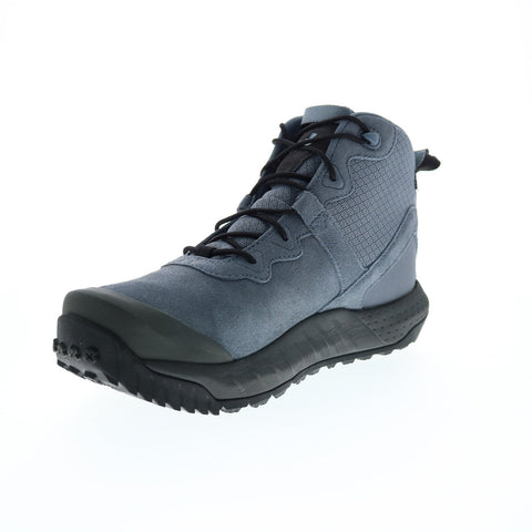 Under Armour MG Valsetz Mid Leather WP 3024334-101 Mens Gray Tactical Boots