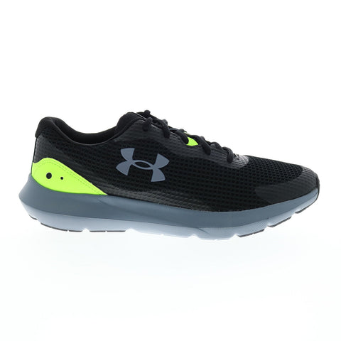 Under Armour Surge 3 3024883-003 Mens Black Mesh Athletic Running Shoes