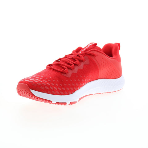 Under Armour Charged Engage 2 Mens Red Canvas Athletic Cross Training Shoes
