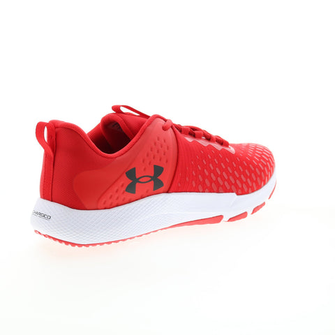 Under Armour Charged Engage 2 Mens Red Canvas Athletic Cross Training Shoes