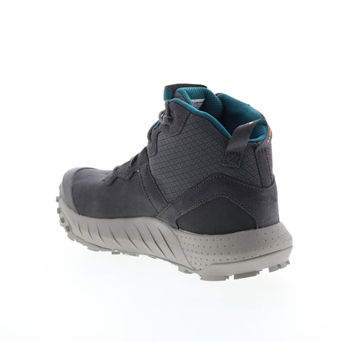 Under Armour MG Valsetz Trek Mid L WP Mens Gray Suede Tactical Boots